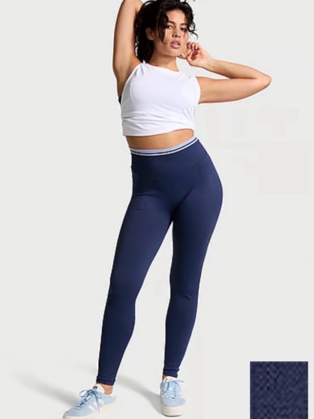 PINK Victoria’s Secret Navy High Rise Leggings L